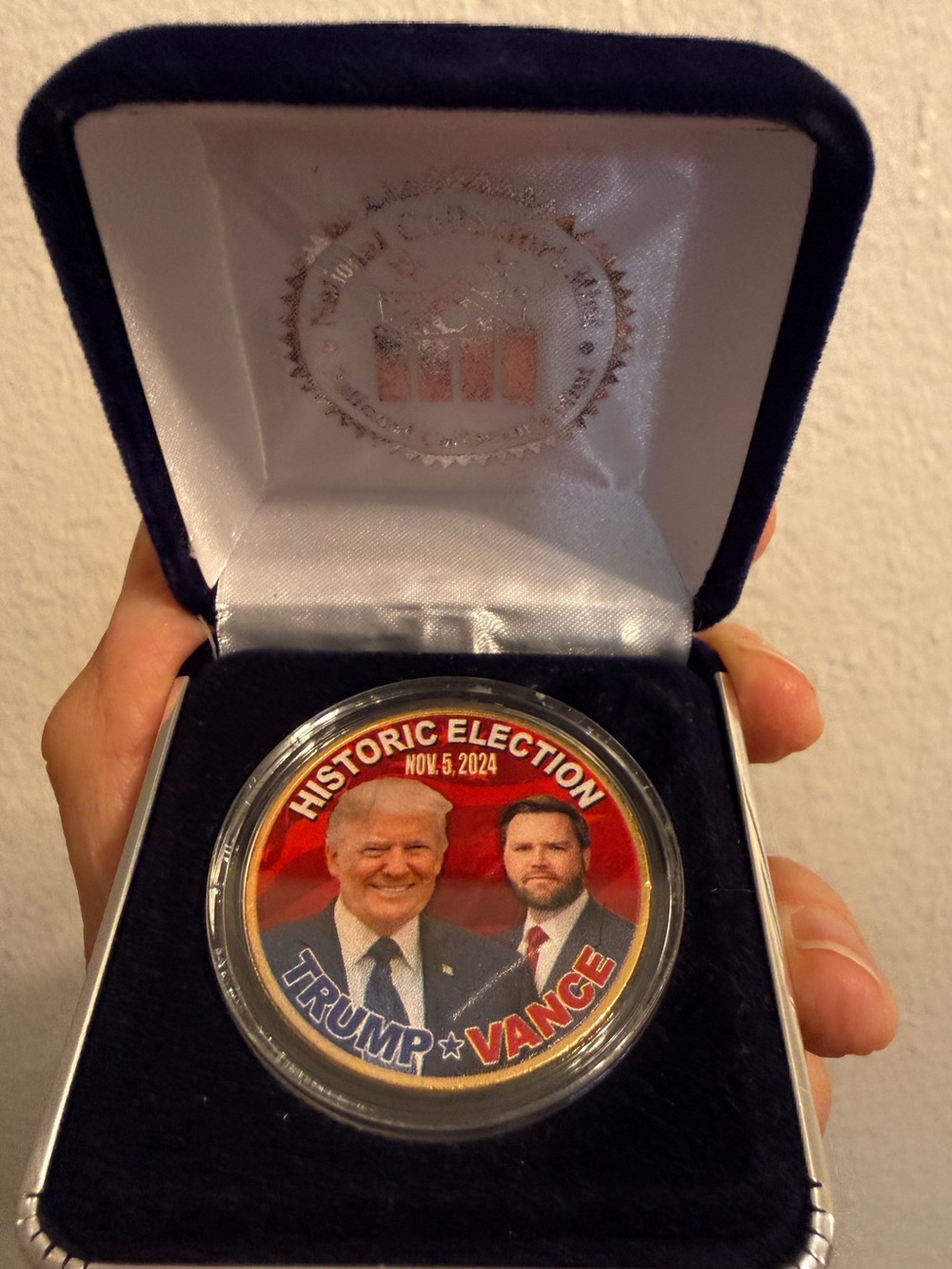 Commemorative Election Coin Trump Vance 2024